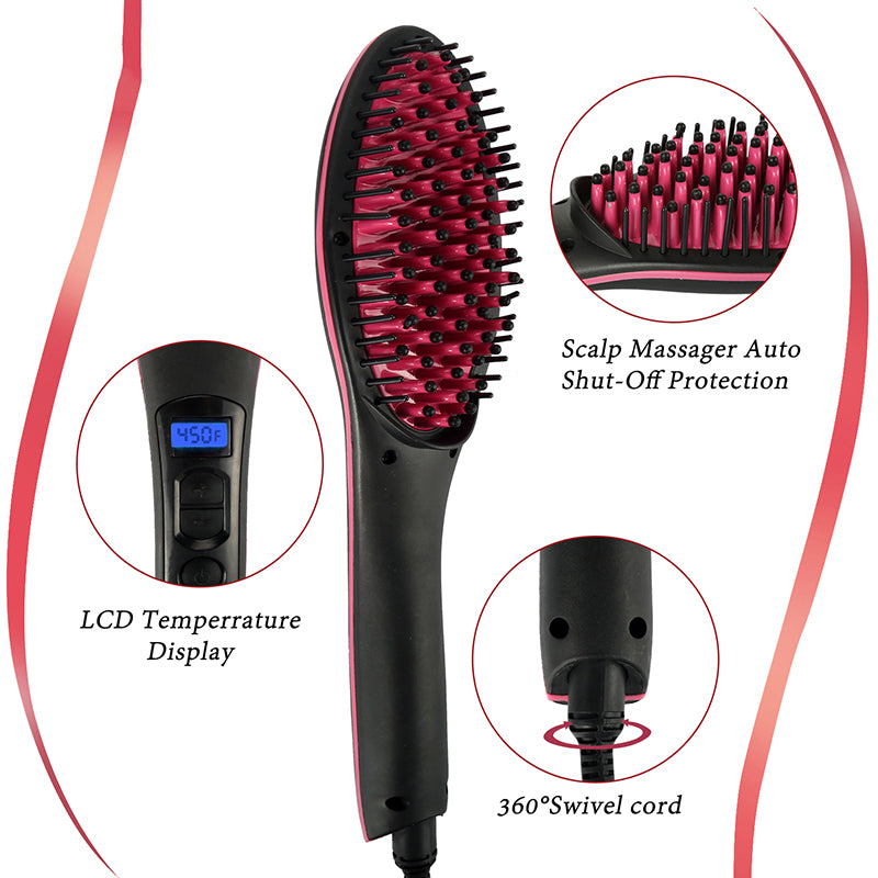 Hair Straightener Brush 12