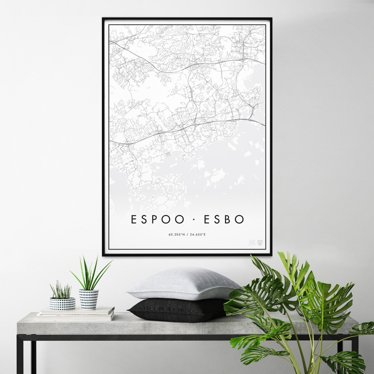 Espoo - Karttajuliste vain 24,95€