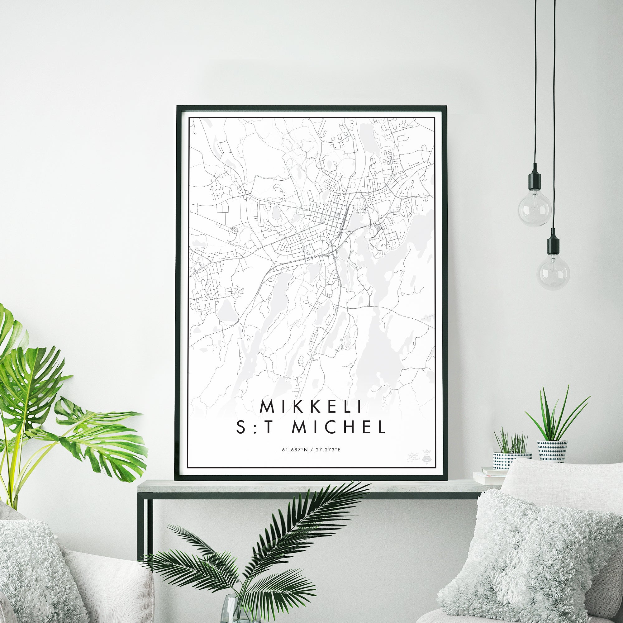 Mikkeli - Karttajuliste vain 24,95€