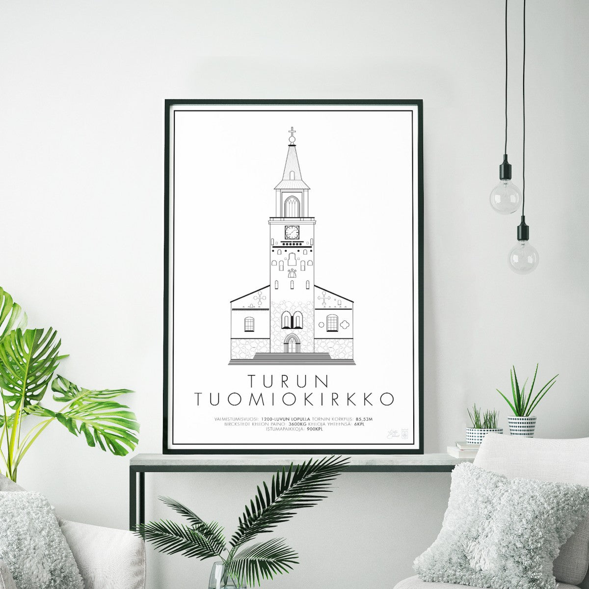 Turun tuomiokirkko -Kaupunkijuliste vain 24,95€