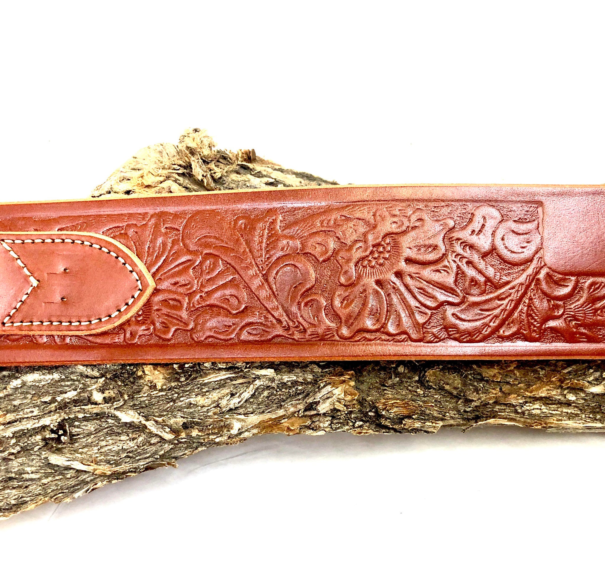 Embossed Cowboy Belt with Cartridge Loops – The Hunter Company