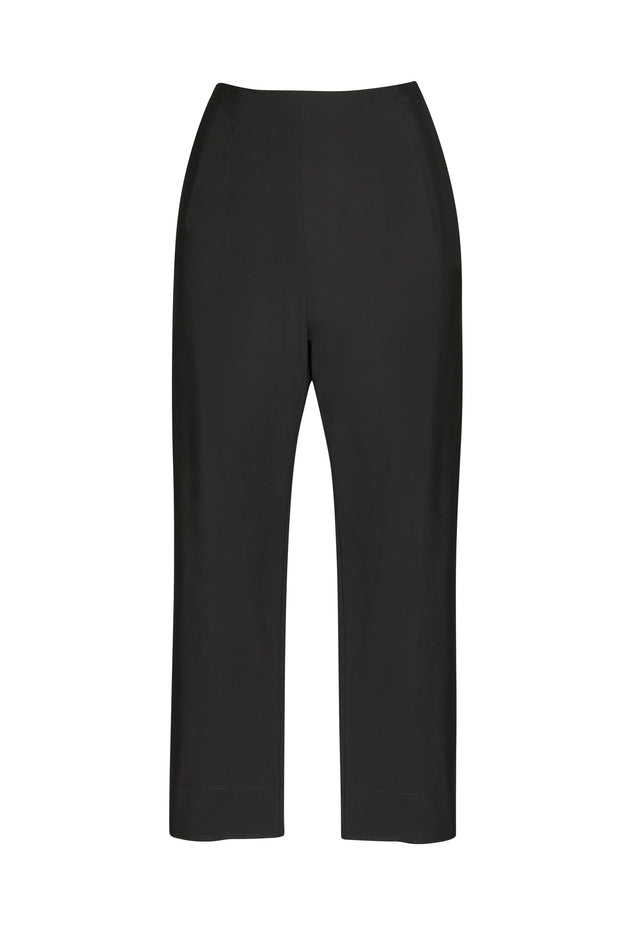 PAULA RYAN ESSENTIALS Waisted Cigarette Pant - Microjersey