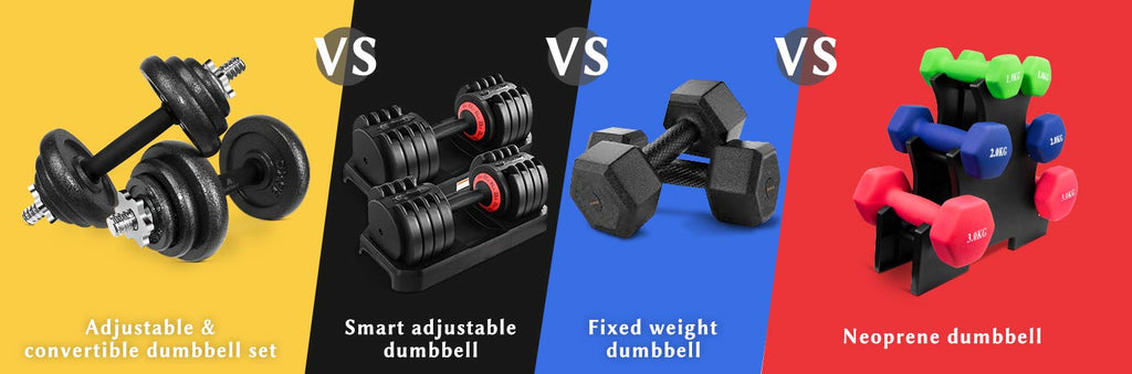 Dumbbell weights set