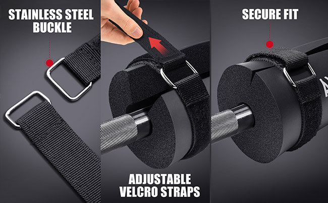barbell pad with velcro