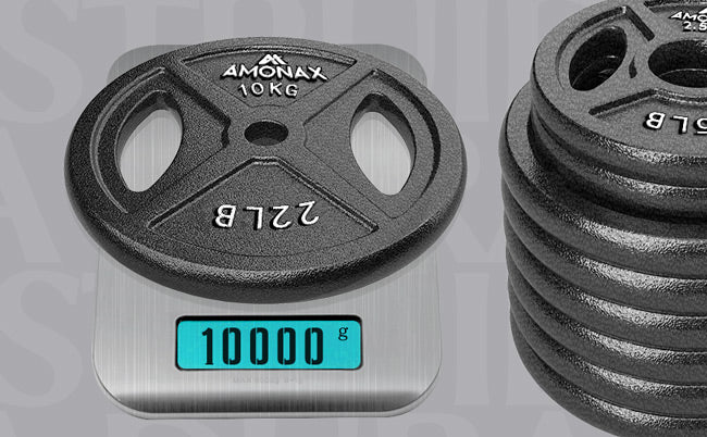 1 inch 10kg weight plates