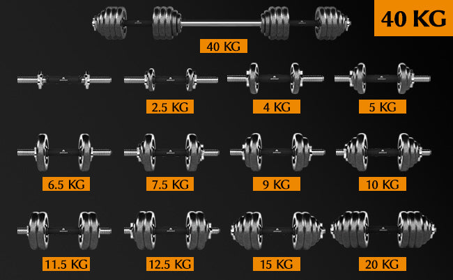 adjustable weights dumbbells set