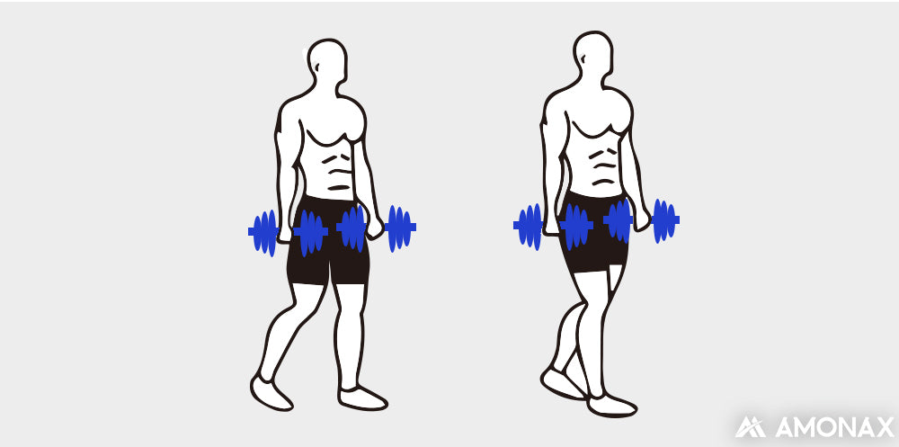 Dumbbell workout - Farmer's Walk