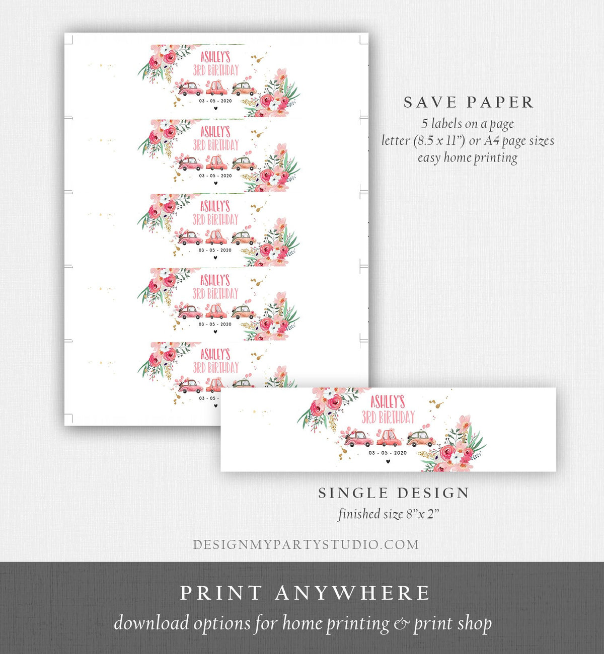 ENCANTO CAMILO EDITABLE WATER LABEL TEMPLATE – hellopinkpartyshop