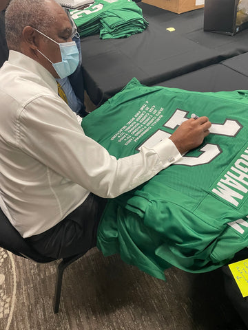 Randall Cunningham Signing custom Eagles Stat jerseys