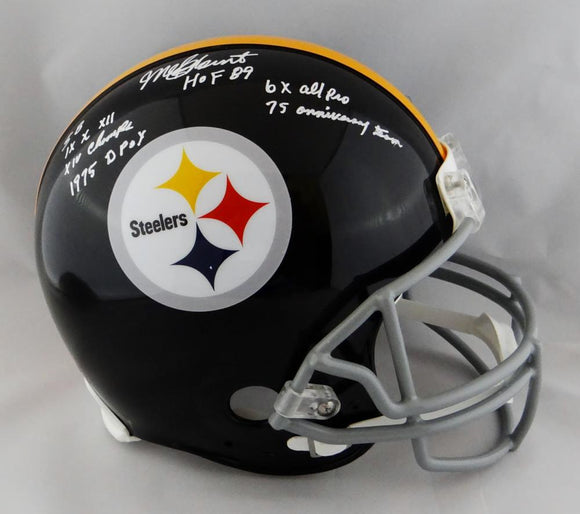 Mel Blount Autographed Steelers F/S ProLine Helmet w/ Insc- Beckett Au –  The Jersey Source