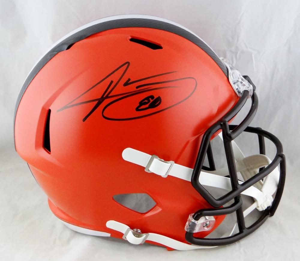 Jarvis Landry Signed Cleveland Browns SpeedFlex Full-Size Authentic Or — RSA