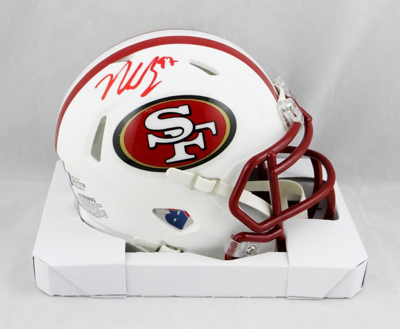 Nick Bosa San Francisco 49ers Autographed Riddell Speed Authentic Helmet  with 2022 DPOY Inscription