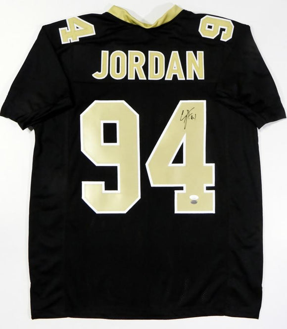 Cameron Jordan Autographed Black Pro Style Jersey - JSA Auth *4 – The Jersey  Source