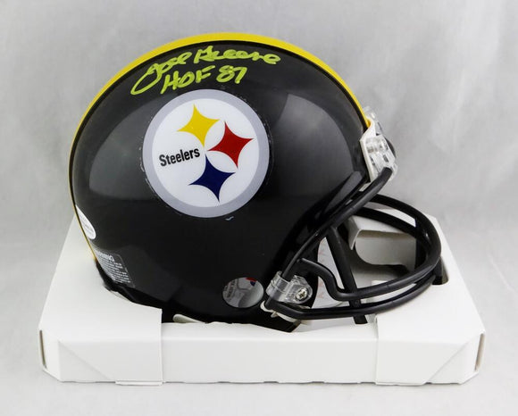 Joe Greene Autographed Signed Steelers Mini Helmet - Beckett Authentic