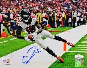 Calvin Ridley Signed Atlanta Falcons 8x10 Catch Endzone Photo- JSA Aut –  The Jersey Source