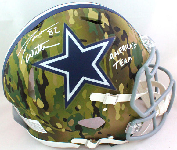 Jason Witten Autographed Cowboys Authentic Camo Speed FS Helmet- Becke –  The Jersey Source