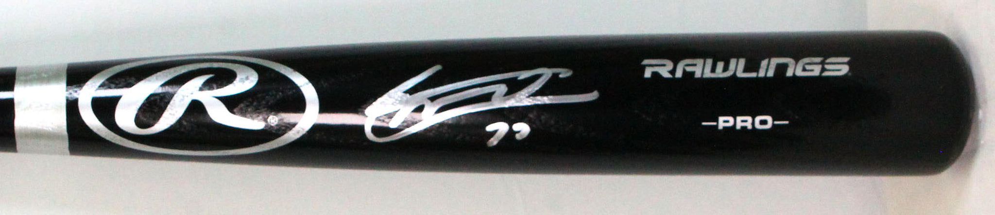 Vladimir Guerrero Jr. Signed Rawlings Pro Baseball Bat (JSA COA