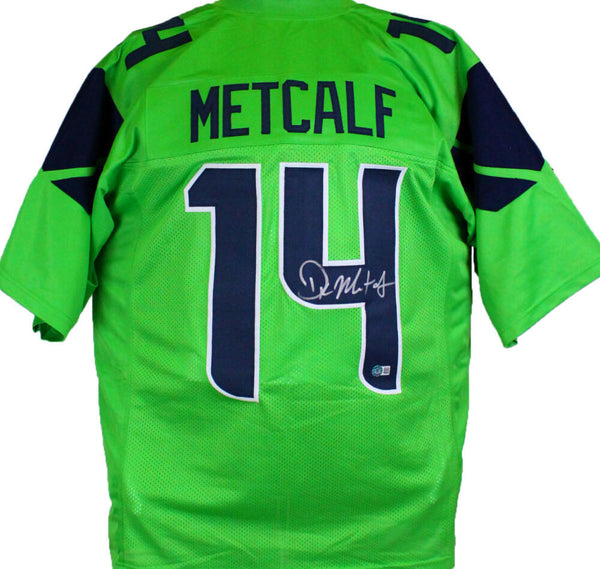 Youth Nike DK Metcalf Neon Green Seattle Seahawks Game Jersey