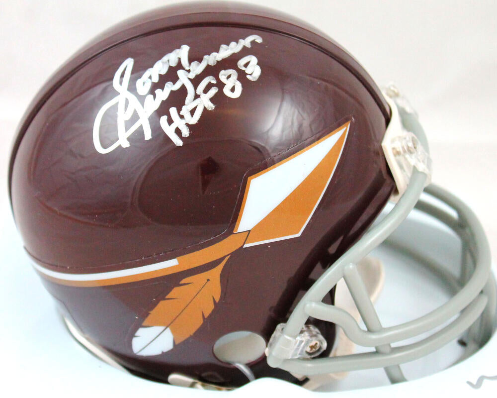 sonny jurgensen signed helmet