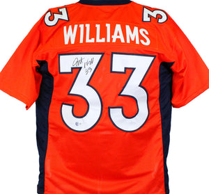 Roquan Smith Autographed Orange Pro Style Jersey- Beckett