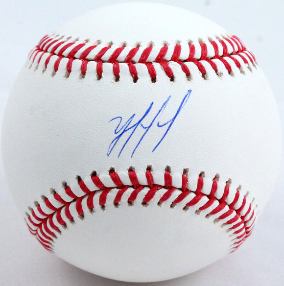 Yordan Alvarez Autographed Rawlings OML Baseball- Beckett W Hologram * –  The Jersey Source