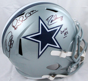 Michael Irvin Autographed Dallas Cowboys Speed Full-Size Football Helmet -  BAS COA