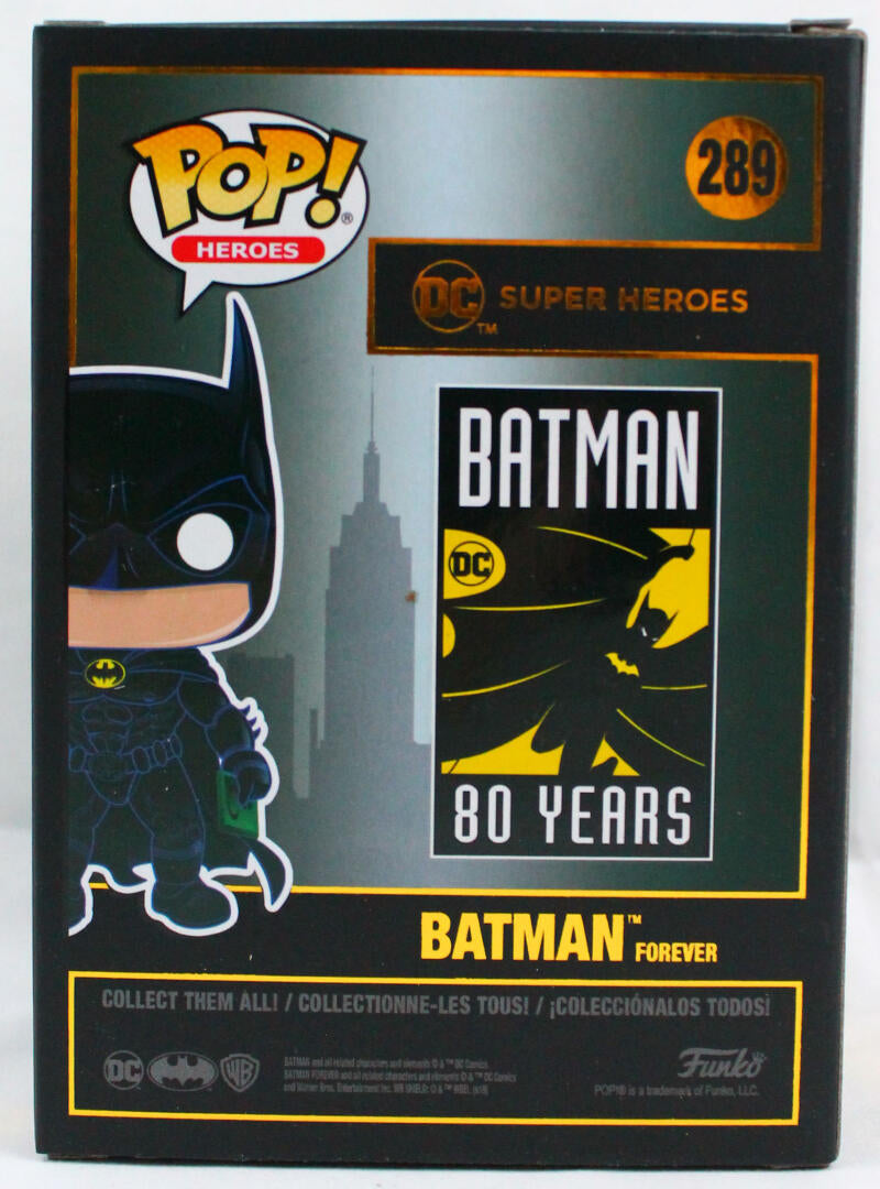 Val Kilmer Autographed Batman Funko Pop Figurine #289- JSA *Green – The  Jersey Source