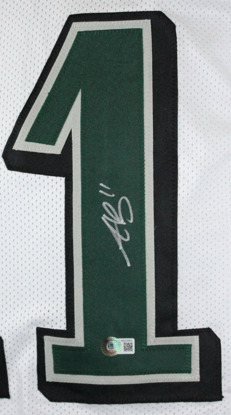 A.J. Brown Signed Eagles Nike Gray Atmosphere Jersey w/SB Patch - Beckett W  Holo