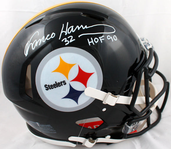 Franco Harris Pittsburgh Steelers Autographed & Inscribed Riddell
