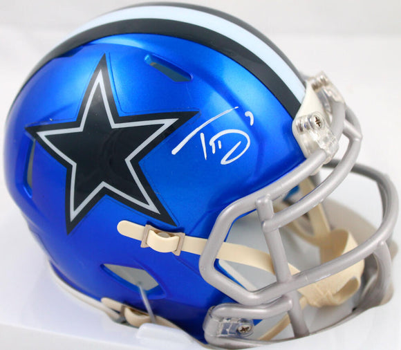 trevon diggs signed mini helmet