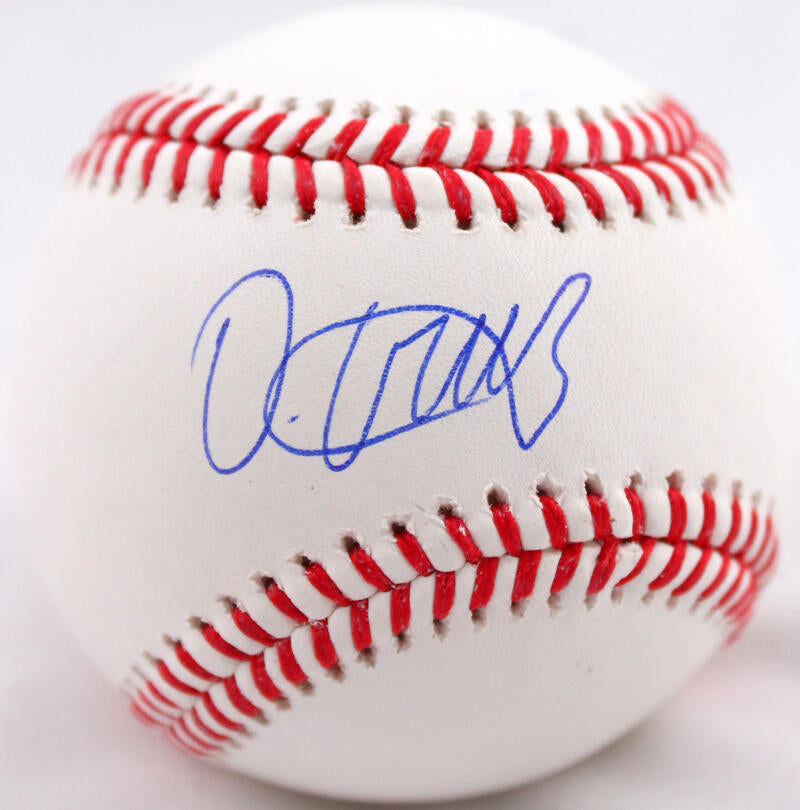 Oneil Cruz Autographed Rawlings OML BaseballJSA W *Blue The Jersey