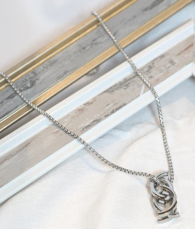 Power Look Silver Necklace - Men's Jewelry Trend 2022