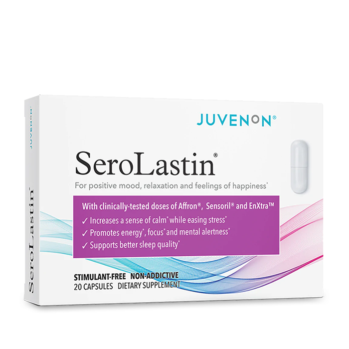 Serolastin supplement for restored calm, energy, and sleep