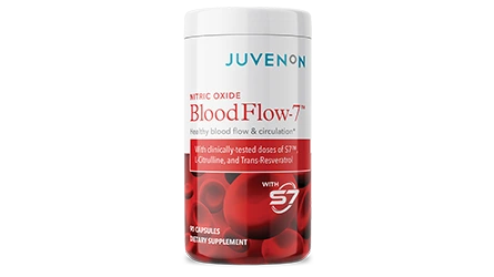 Juvenon blood flow-7 product with nitric oxide for circulation