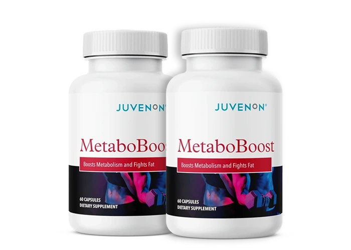 Two containers of Juvenon's Metaboboost