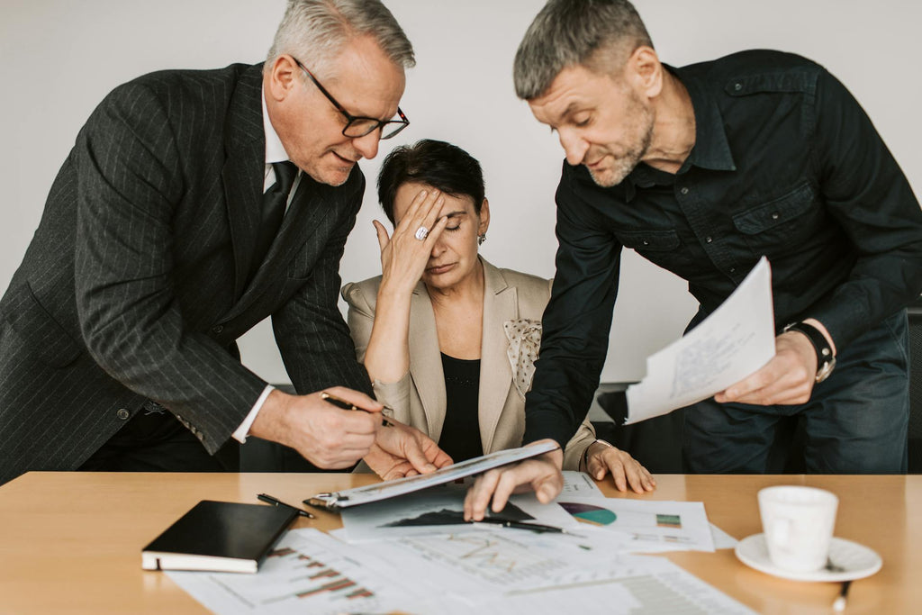 woman feeling stressed in the workplace