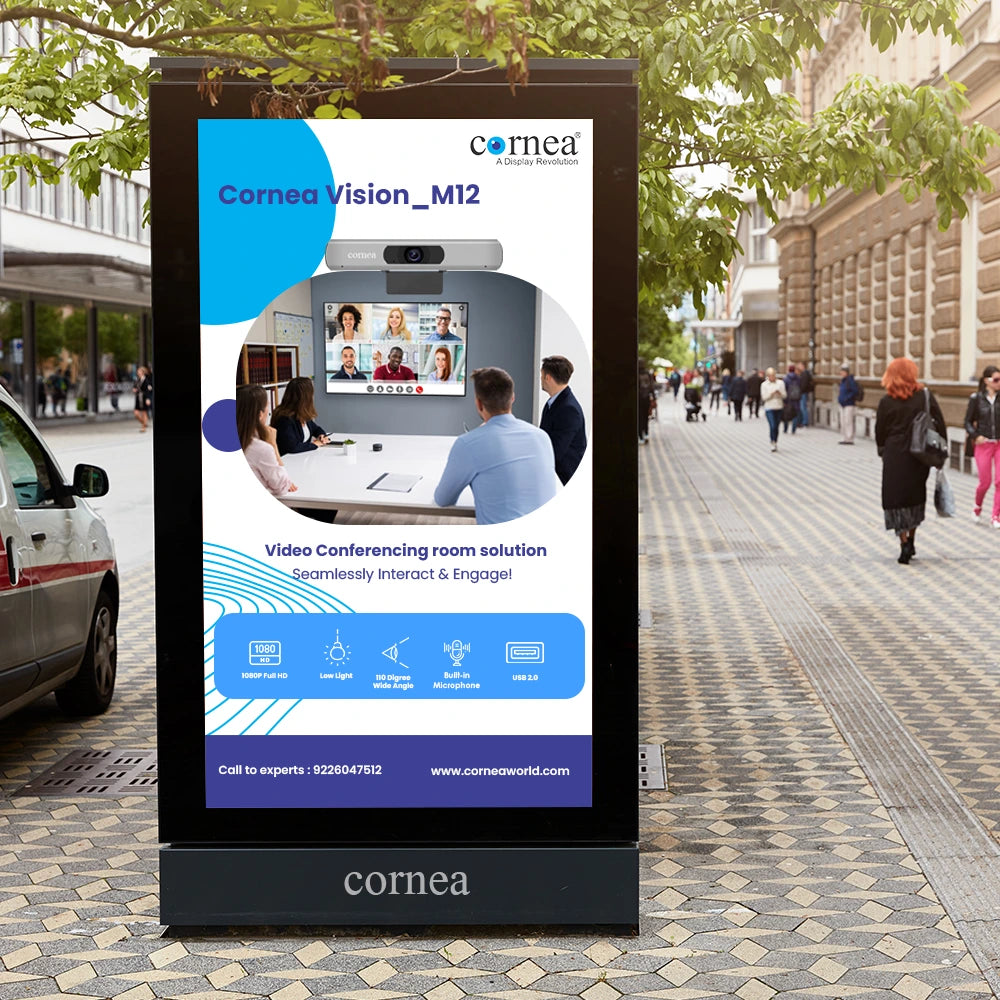 55 inch digital standee kiosk