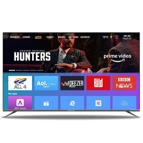 Cornea Frameless 218 cm (85 inch) 4K Ultra HD Smart Android LED TV, Black (2022 Model)