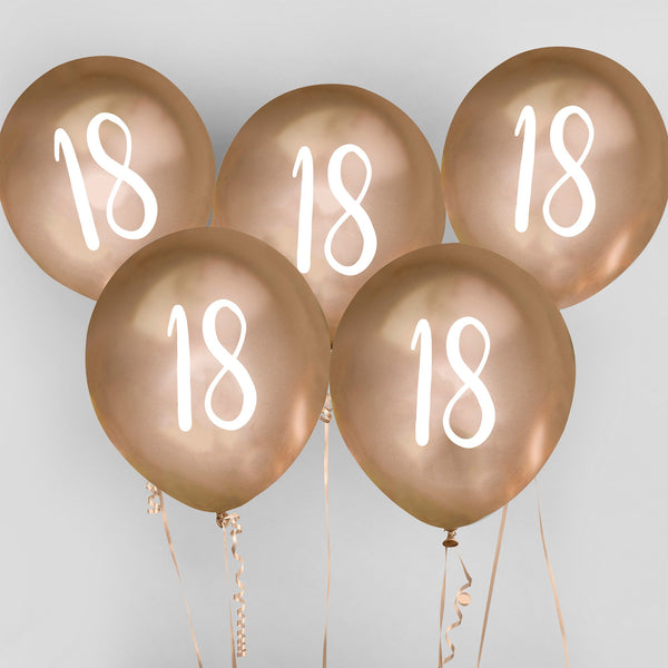 18 balloons