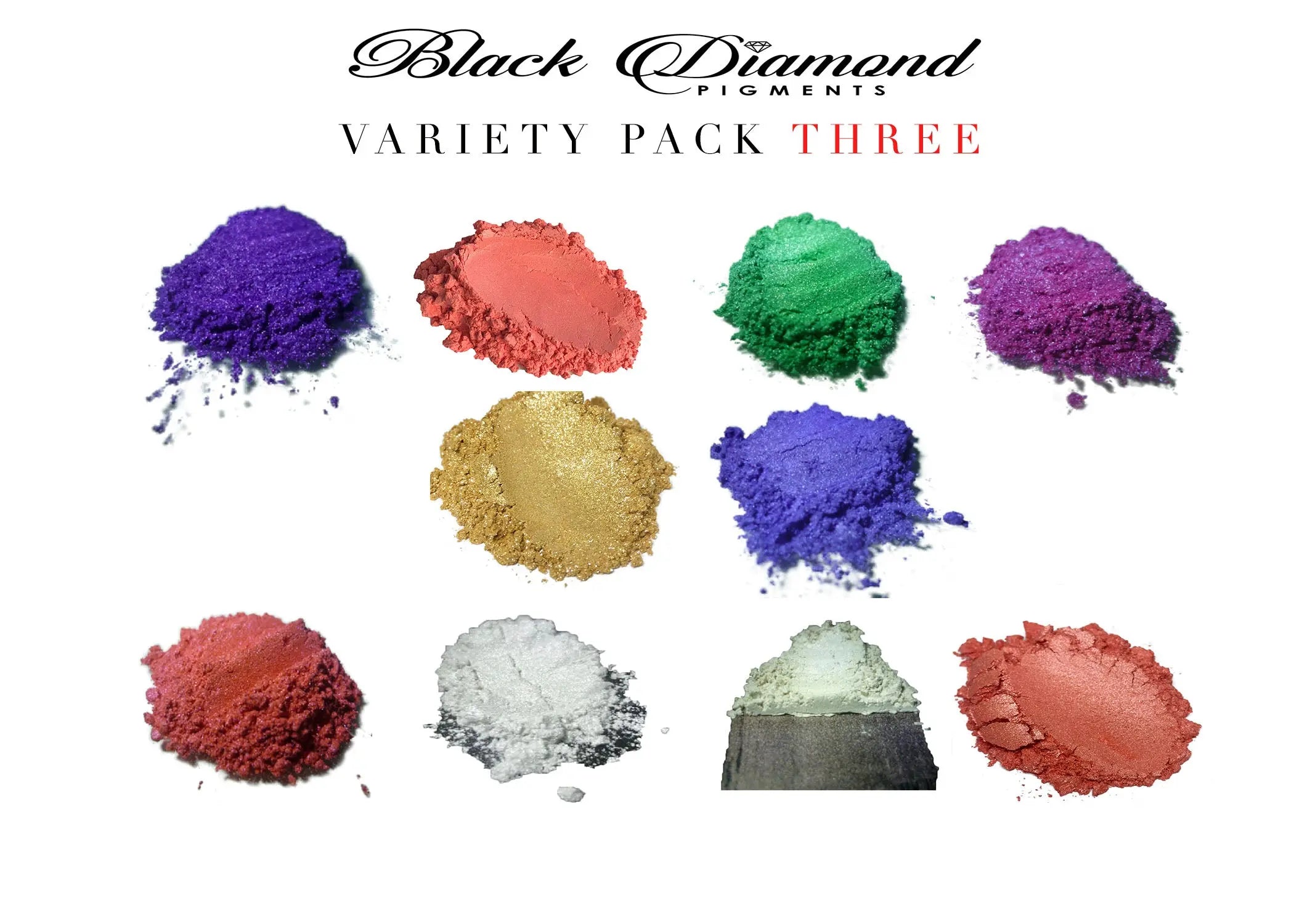 U.S. Art Supply Jewelescent Midnight Black Mica Pearl Powder Pigment, 2 oz (57g) Bottle - Non-Toxic Metallic Color Dye