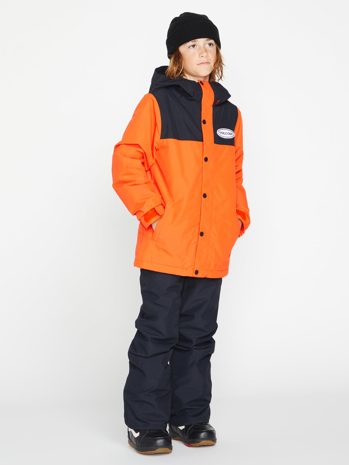 Kids Stone.91 Insulated Jacket - Orange Shock – Volcom Canada