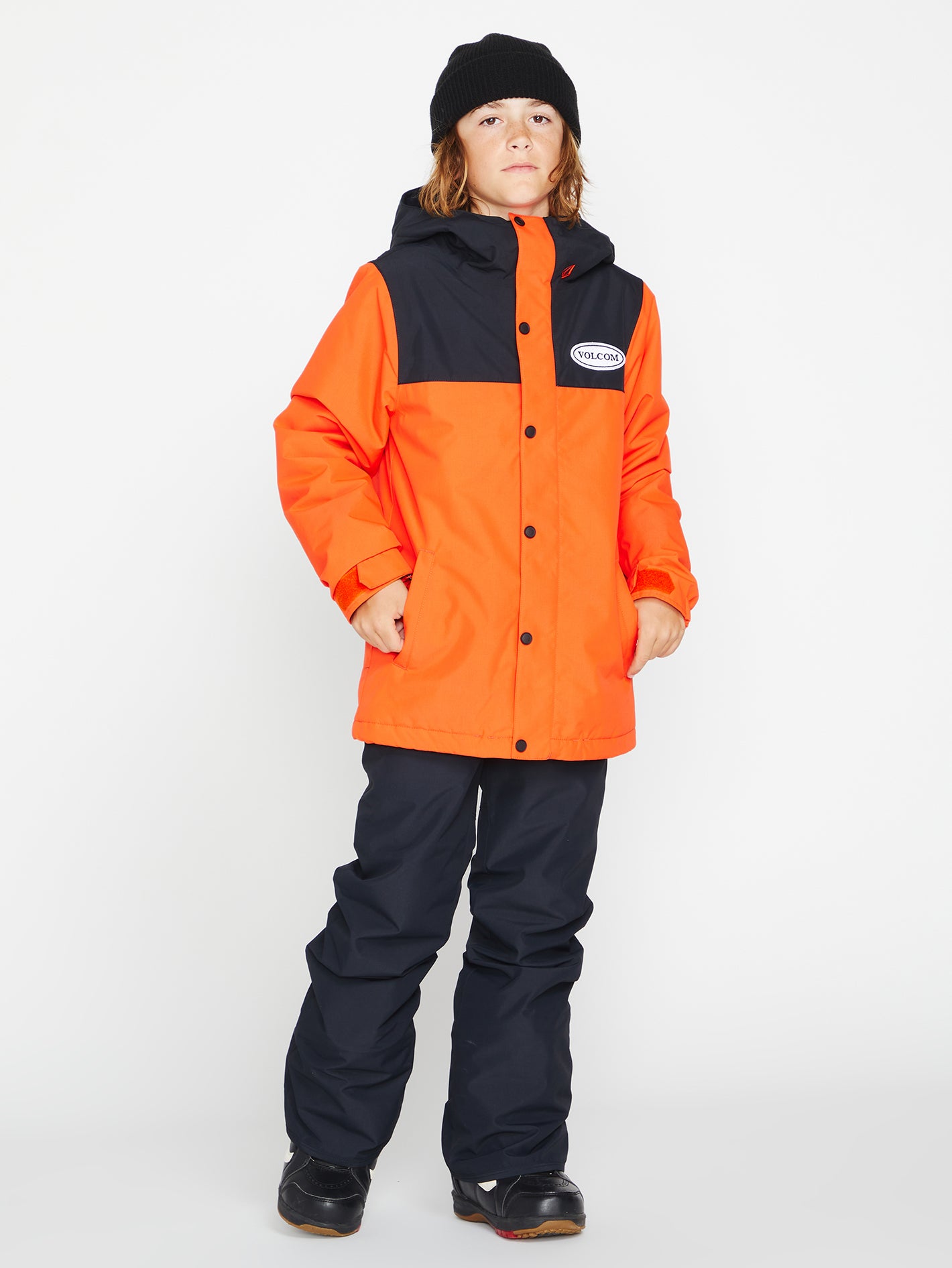 Kids Stone.91 Insulated Jacket - Orange Shock