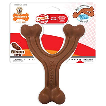 Nylabone Power Chew Pretzel Dog Toy Bacon & Peanut Butter, Small