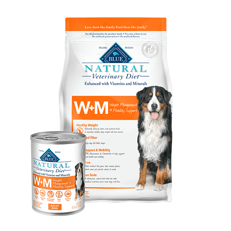 blue weight management dog food