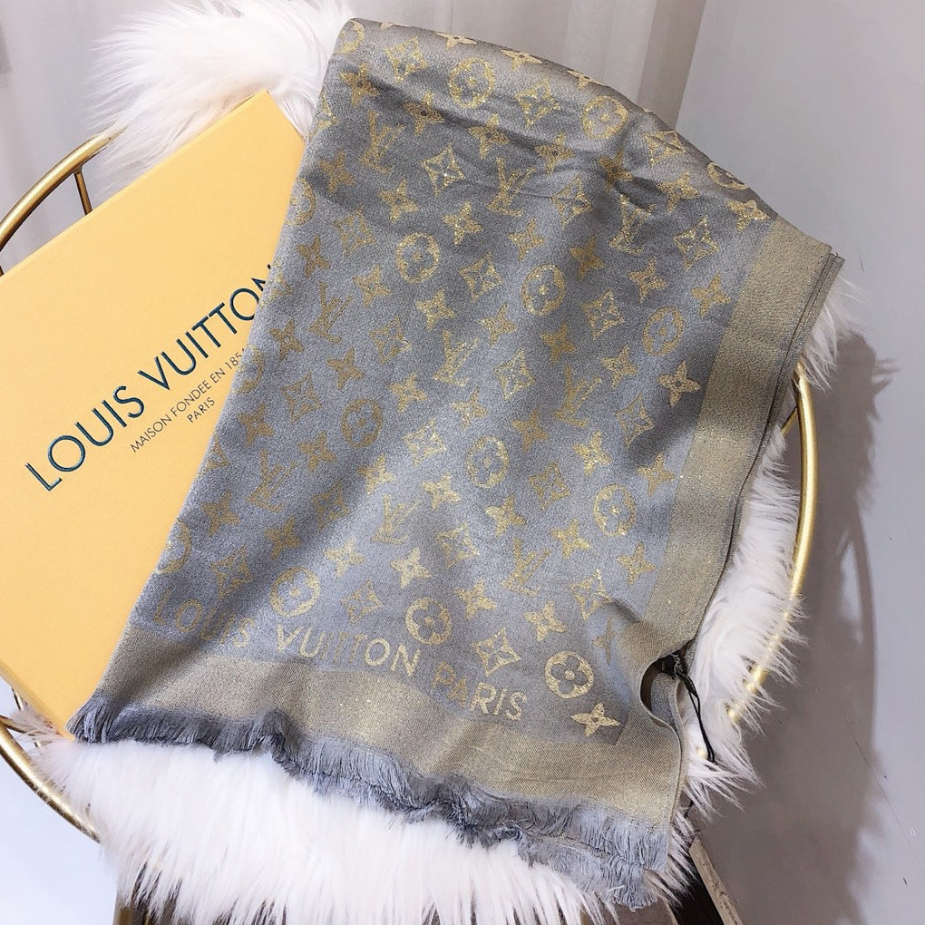 Louis Vuitton LV Women Silk Scarf Shawl Scarf