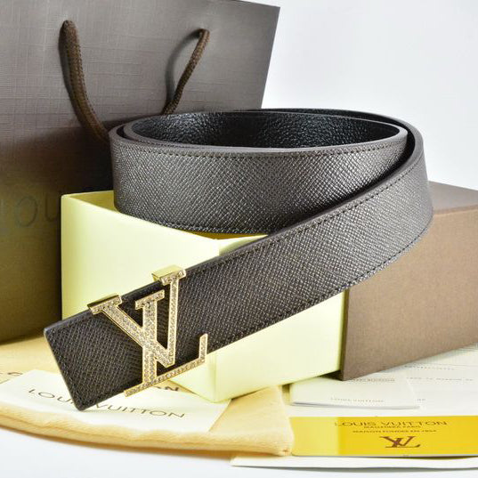LV Louis Vuitton Fashion Classic Hasp Buckle Belt