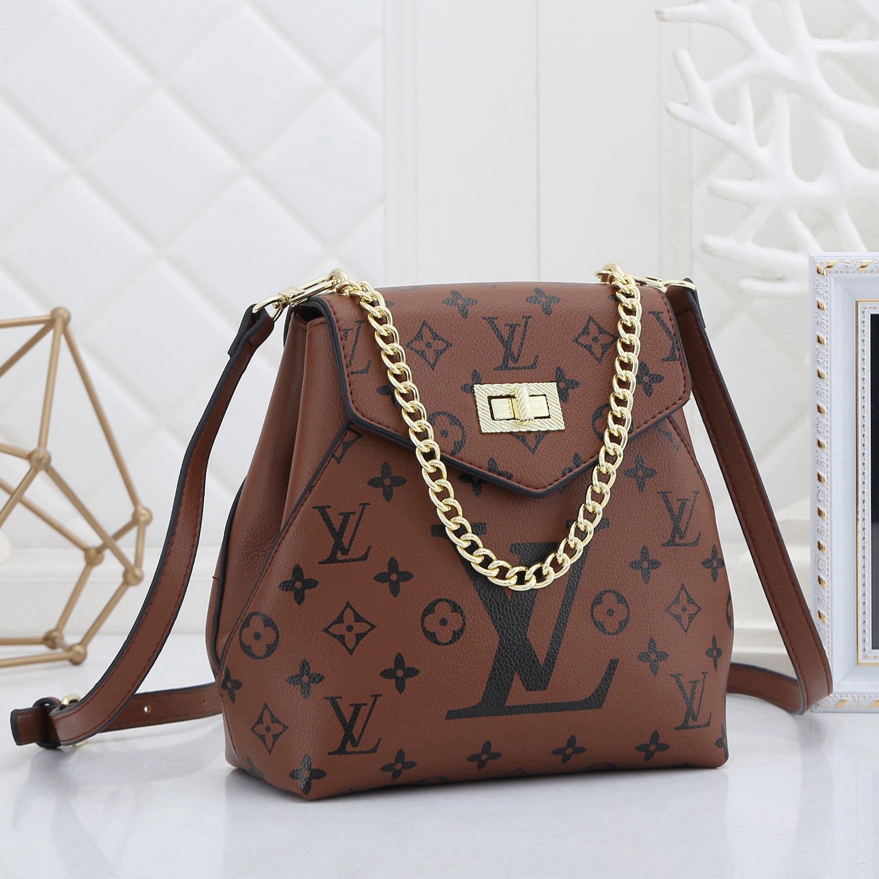 Louis Vuitton LV Fashion Classics Leather Shoulder Bag