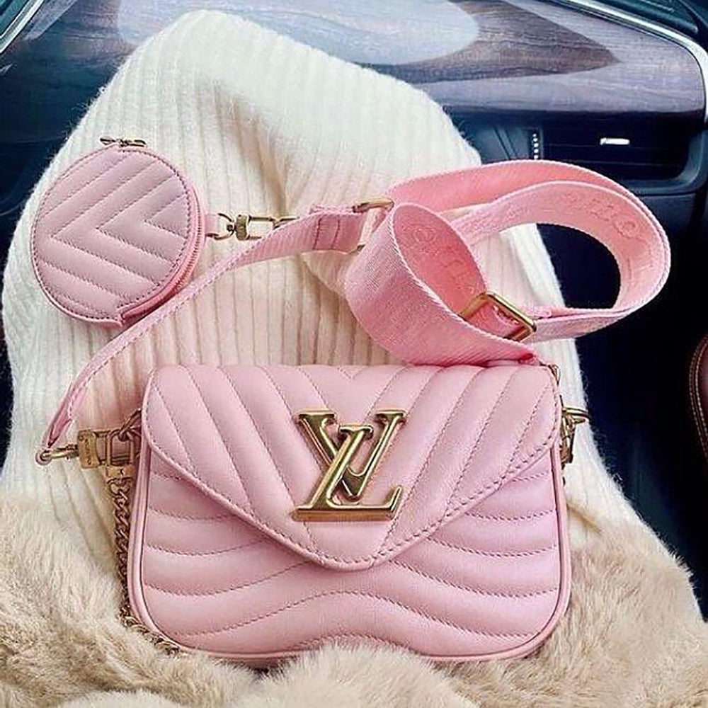 LV Louis Vuitton Fashion Leather Chain Crossbody Shoulder Bag Sa