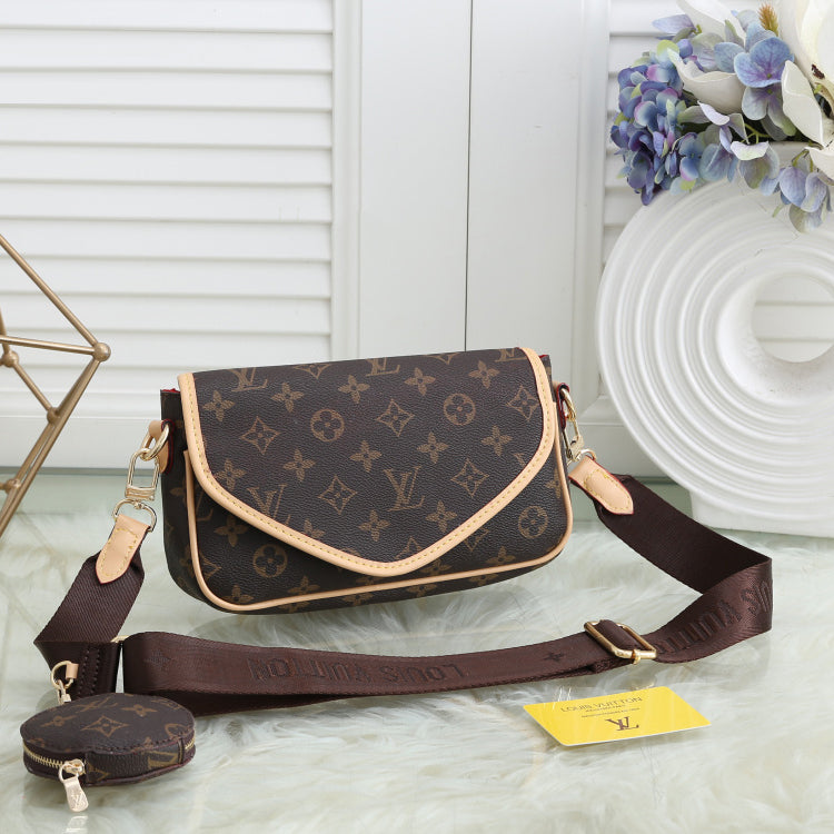 Louis Vuitton Fashion Leather Handbag Crossbody Shoulder Bag Sat