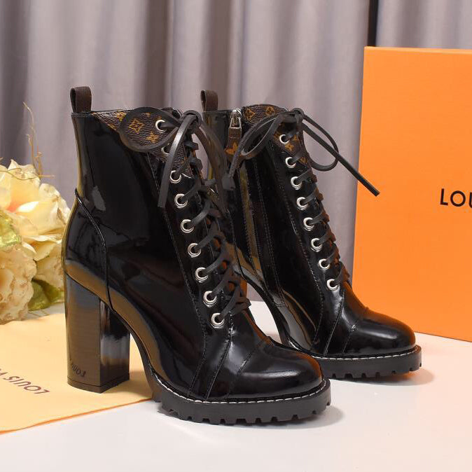 Louis Vuitton LV Fashion Classics High Top Long Tube Boots Shoes Heels Shoes